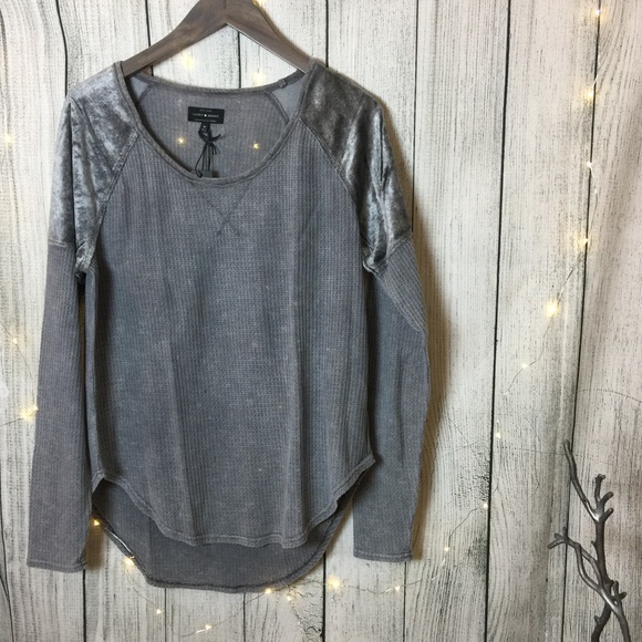 Lucky Brand Thermal Texture Tee, new with tags! - Picture 2 of 8